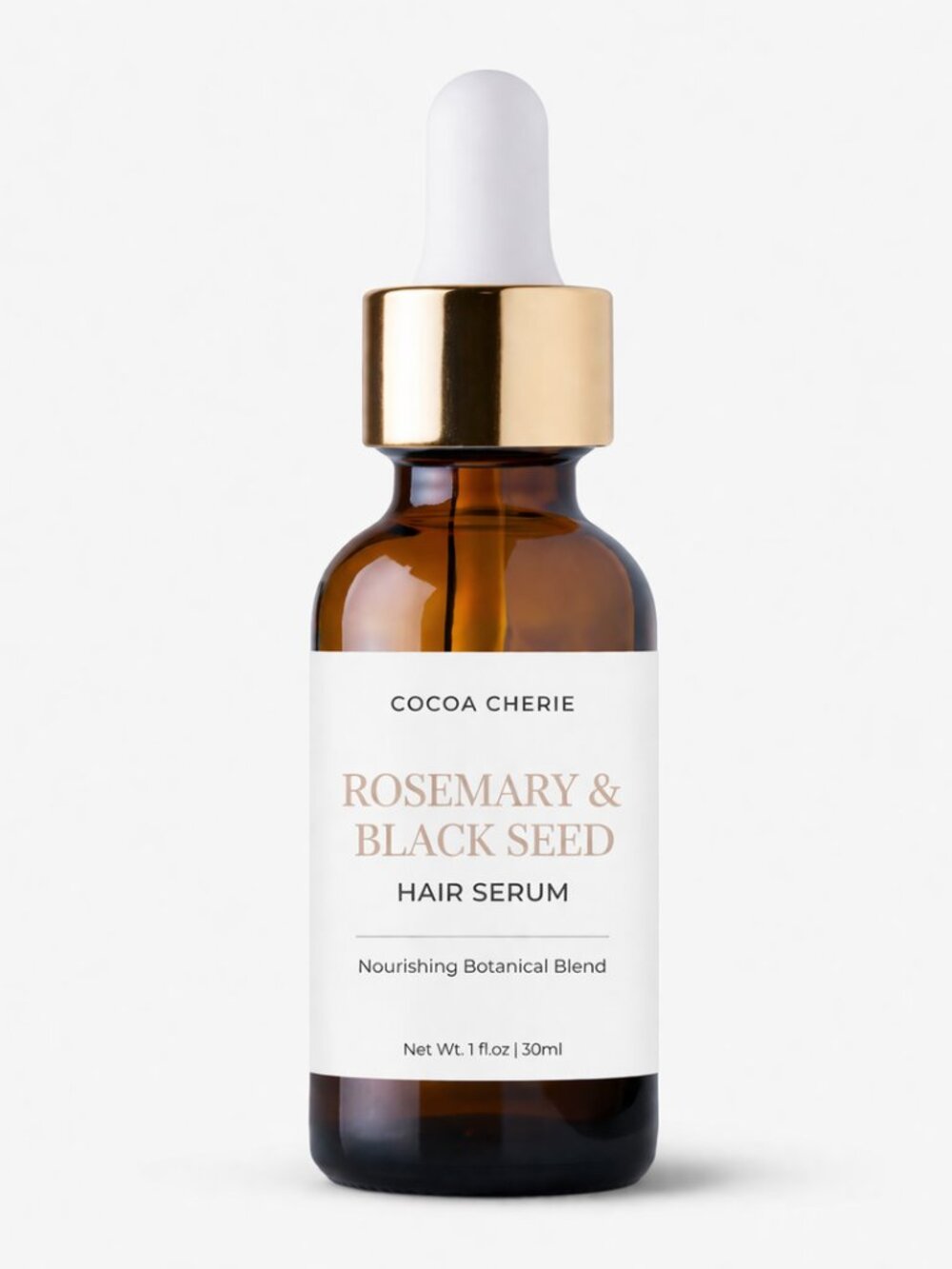 🌿Rosemary & Black Seed Hair Serum | Thinning Hair Treatment 1oz